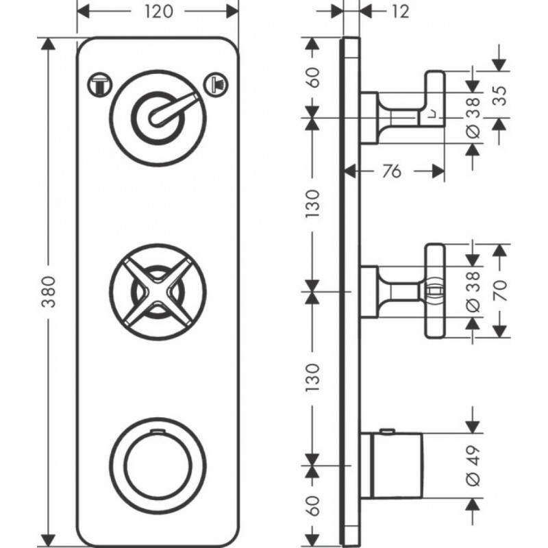 AXOR CITTERIO E - 36703000
